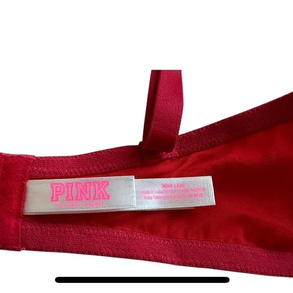 PINK Victoria's Secret Vibrant Push Up Red Bra - Picture 4 of 4